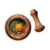 Ironwood Gourmet Olmec Acacia Wood Mortar and Pestle