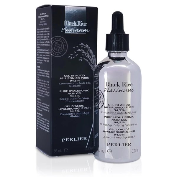Perlier Black Rice Platinum 94.5% Pure Hyaluronic Acid Gel 3.2 fl. oz.