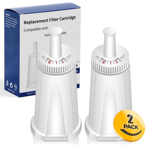 CoreReplace 2 Pack of Replacement Water Filter for Breville Claro Swiss Espresso Coffee Machine - Compare to Part #BES008WHT0NUC1