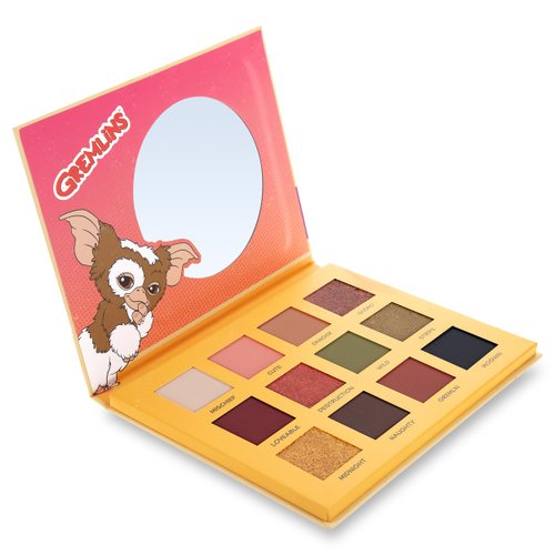 MAD Beauty Warner Bros Gremlins Eyeshadow Palette, Lid Mirror, Travel Ready, Metallic Shimmers, Pressed Glitter