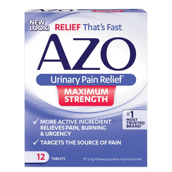AZO STANDARD MAX STRENGTH 12Tablets