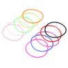 Senkary 120 Pieces Colorful Silicone Jelly Bracelets Nonluminous Stretchy 80s Bracelets Bands Hair Ties for Party Favors, Adults, Women (10 Colors)