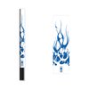 Bohning 4" Abstract Arrow Wraps, Standard, Blue & White Flame