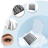 Lash Clusters 84 Pcs Cluster Lashes Eyelash Clusters DIY Cluster Eyelash Extensions Individual Lashes Thin Band & Soft(Sprout,C-8-16mix)