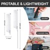 RHOS Retractable Rat Tail Comb for Parting,Protable Fine Tooth Teasing Comb for Styling,Hair Cutting,Braiding-Carbon Parting Combs for Braiding Hair,Stainless Steel Pin Tail Teasing Comb(White)