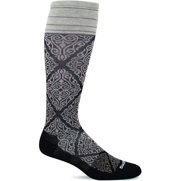 Sockwell Women's The Raj Firm Graduated Compression Sock, Black - S/M