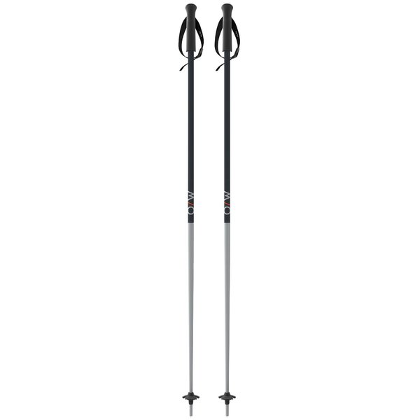 Fischer ONE Way Unisex GT 18 Alpine Skis Poles - Durable Lightweight Aluminum Easy-to-Use Outdoor Winter Sports Downhill Ski Poles with Ergonomic Grip & Adjustable Strap - Pair, 120
