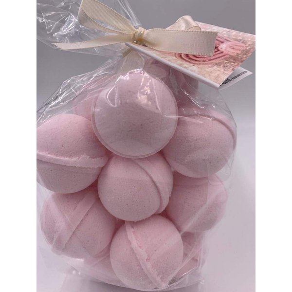 SpaPure Pink Sugar Bath Bomb - 14 Bath fizzies with Shea Butter, Ultra Moisturizing (12 Oz) ...Great for Dry Skin (Pink Sugar FBA)
