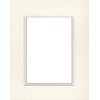 16x20 Double Acid Free White Core Picture Mats Cut for 11x14 Pictures in Cream and Cream