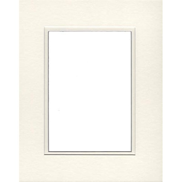 16x20 Double Acid Free White Core Picture Mats Cut for 11x14 Pictures in Cream and Cream
