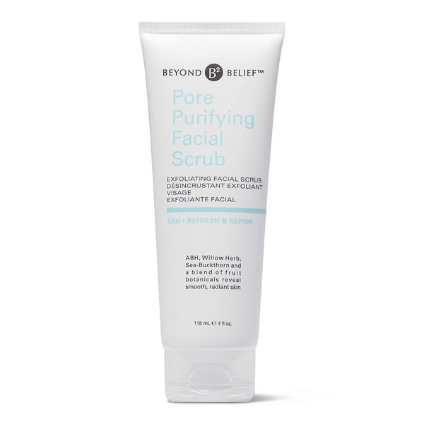 Beyond Belief ABH Exfoliating Facial Scrub, Refines Pores, Removes Dirt and Makeup, Deeply Cleanses Skin