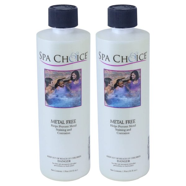 Leisure Time Metal Gon for Hot Tub, 1-Pint, 2-Pack