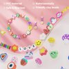 ARTDOT 1642 Pieces Clay Beads for Friendship Bracelets Making Kit, 24 Styles Jewelry Making Supplies Cute Beads Charms with Elastic String and Organizer Gifts for Teens Girls Ages 6 7 8 9 10 11 12