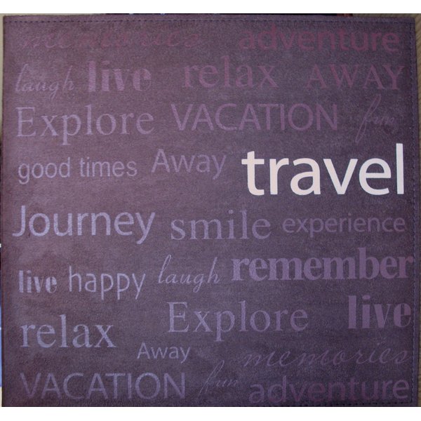 Pioneer MB-10TXT Brown Travel Scrapbook