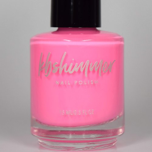 KBShimmer Pink Or Swim Nail Polish- 0.5 oz Full Sized Bottle