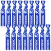 68 Pcs Cheer Bracelets Bulk Cheer Hair Ties Cheerleader Gifts Motivational Bracelets Cheer Gifts Wristbands for Cheerleading Gifts Women and Girls Cheer Squad Party Favors, Pom Pom Design (Blue)