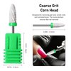 4 Pcs Ceramic Nail Drill Bits Set, 2.35mm (3/32'') Professional Acrylic Nail File Drill Bit for Manicure Pedicure Cuticle Gel Nail Polishing