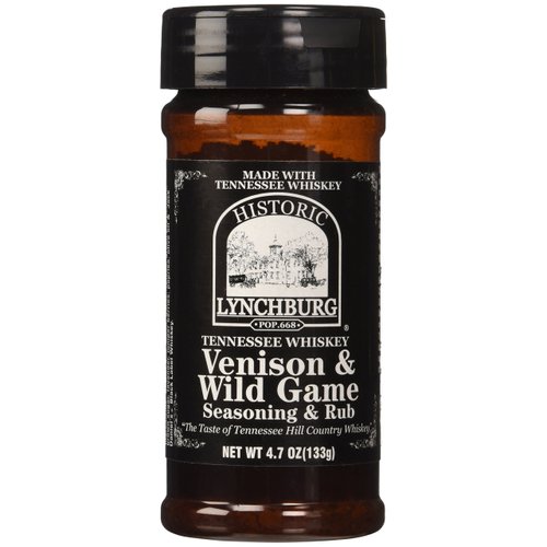 Historic Lynchburg Tennessee Whiskey Venison & Wild Game Seaoning & Rub 4.7 Oz. Jar