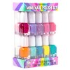 SIMPLE PLEASURES 14 Piece Nail Polish Tower - 14 Assorted Water Based Nail Polish Shades, Gift Set for Girls Ages 7-12, Unicorn Rainbow Stars