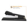 Bostitch Office B8 PowerCrown Travel & Desktop Stapler, 30 Sheet Capacity, Durable Metal, Black.