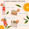 Noche Y Dia Vitamin C Ampoule Oil - Anti Aging Face Moisturizer Serum with Ascorbic Acid - Hydrate and Firm Skin - Boost Collagen - 12 x 2mL (.07 fl oz)