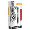 Zebra Pen Sarasa Dry X20 Retractable Gel Pen, Fine Point, 0.5mm, Black Ink, 12-Pack