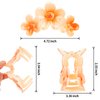 Amariver 4PCS Flower Hair Claw Clips for Women Plumeria Flower Hair Clips Non-slip Cute Claw Clips Flower Hair Clip for Thick Thin Hair Strong Hold Hair Claws Hair Accessories for Women Girls