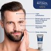 Retinol Men's Gel Cleanser - Gently exfoliates skin for improved texture and radiance and Removes impurities trapped in your pores