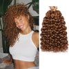 7 Packs Gogo Curl Crochet Hair 12 Inch Short Curly Crochet Hair for Women Water Wave Beach Curl Deep Twist Crochet Braids Synthetic Braiding Hair Extensions (12 Inch, 30#)
