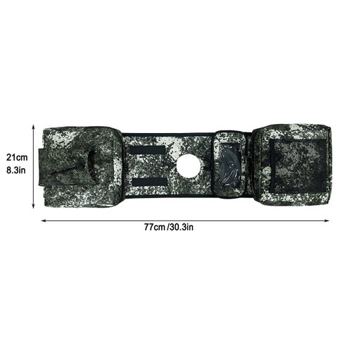 MYDAYS ATV Saddle Bag,Cargo Tank Phone Bag Storage Luggage for ATV UTV Snowmobile Motorcycle (Camo)