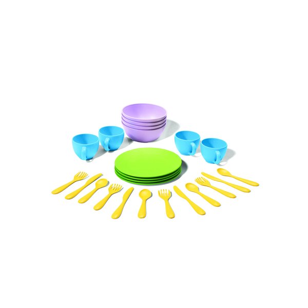 Green Toys Plastic Dish Set Closed Box