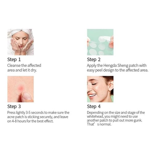 The Right Choice Acne Patch Hydrocolloid Clear Healing Acne Cover Patch Spot Treatment Pimple Acne Patch