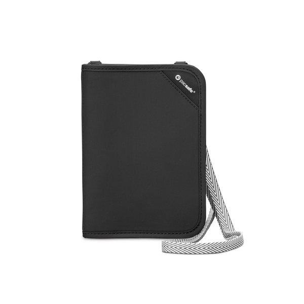Pacsafe Rfidsafe V150 Anti-theft Blocking Compact Passport Wallet, Black