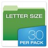 Pendaflex 84370 File Folders with Erasable Tabs, 1/3 Cut Top Tab, Letter, Assorted (Pack of 30)