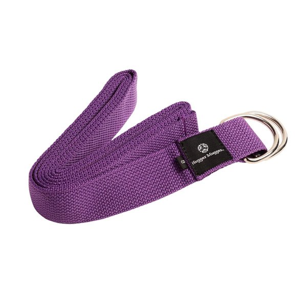 Hugger Mugger D-Ring Yoga Strap (Purple, 8 ft.)