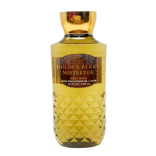 White Barn GOLDEN BERRY MISTLETOE Shower Gel 10 fl oz / 295 mL