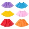 Women Tutu Colorful Running Skirts Rave Costumes Tutus, Classic Skirts Party Favor Orange
