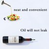200Pcs liquor spout covers,Pourers Spouts Covers Dust Rubber Caps for Olive Oil Liquor Bottles (Black)