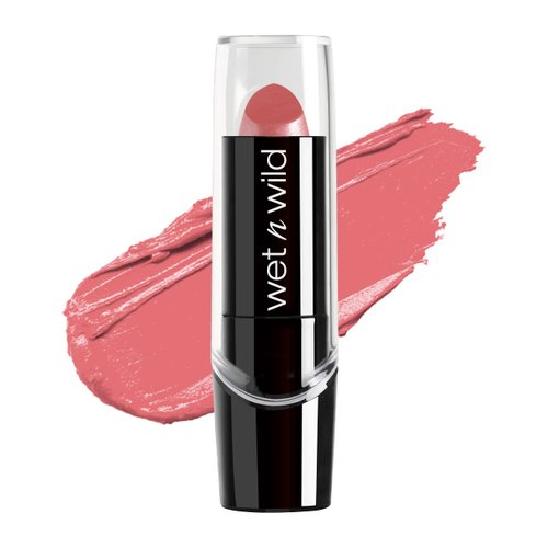 wet n wild Silk Finish Lipstick| Hydrating Lip Color| Rich Buildable Color| Sunset Peach