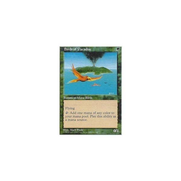 Magic The Gathering - Birds of Paradise - Fifth Edition