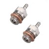 2PCS ShareGoo Glow Plug N4#4 NO.4 Medium Hot Spark 70117 Compatible with Traxxas Kyosho HSP HPI Redcat 1/8 1/10 RC Nitro Engines Car Truck Buggy