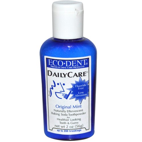 Eco-Dent, Daily Care, Baking Soda Toothpowder, Original Mint, 2 oz (56 g)(pack of 3)