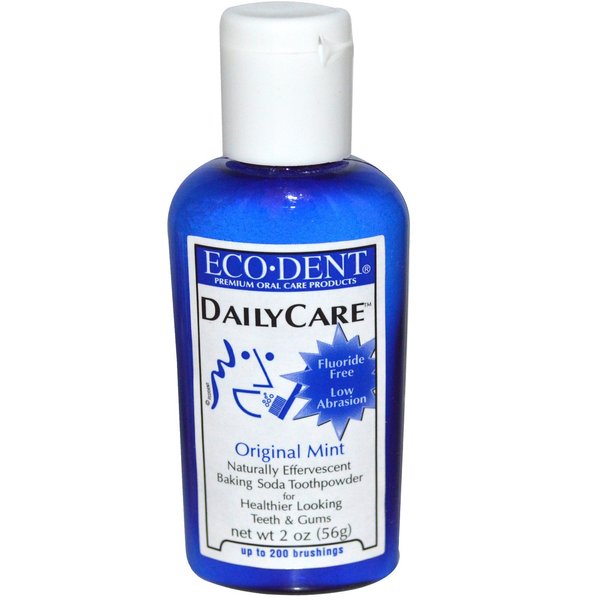 Eco-Dent, Daily Care, Baking Soda Toothpowder, Original Mint, 2 oz (56 g)(pack of 3)