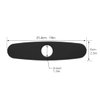 GIMILI 10 Inch Hole Cover Deck Plate Escutcheon for Kitchen Sink Faucet Single Hole Matte Black