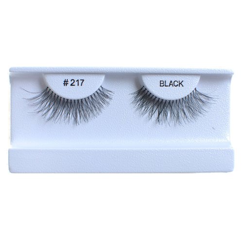 30 Pairs False Eyelashes Fake Eyelashes 100% Human Hair Black #217