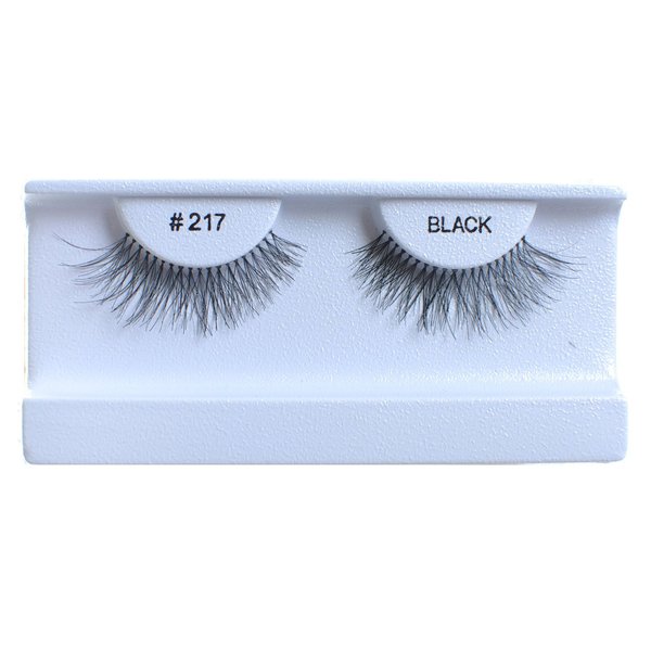 30 Pairs False Eyelashes Fake Eyelashes 100% Human Hair Black #217