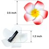 24 Pack Hawaiian Flower Hair Clips, 2.5 Inch Plumeria Foam Hair Accessories Clip for Women, Hawaii Tropical Party Decorations, Beach Pool Vacation Outfit, Luau Party Supplies favors, Bridal Wedding