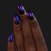ILNP After Hours - Black-Based Deep Blue Magnetic Holographic Nail Polish