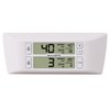 AcuRite Digital Wireless Fridge and Freezer Thermometer with Alarm and Max/Min Temperature for Home ,LCD Display, Restaurants (00986M), 0.6, White