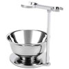 SANWA Deluxe Shaving Kit for Men,Stainless Steel Shaving Razor&Brush Stand Holder Soap Bowl Shave Brush Kit,Boyfriend Husband Dad Birthday Fathers Day for Him